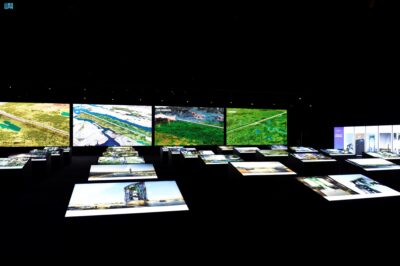 معرض مدينة المستقبل "ذا لاين" يختتم فعالياته بعروض مرئية وتقنياتٍ هندسية